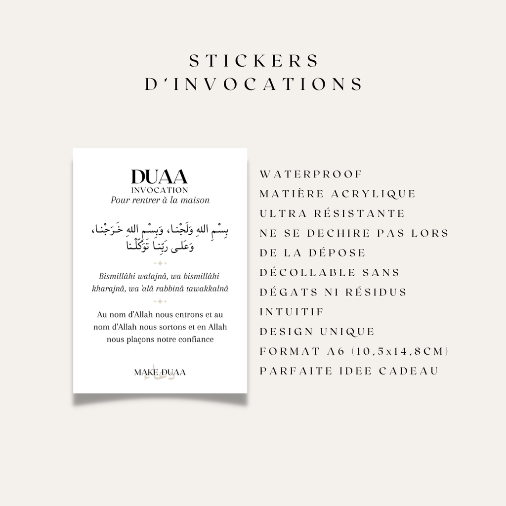 Stickers Duaa